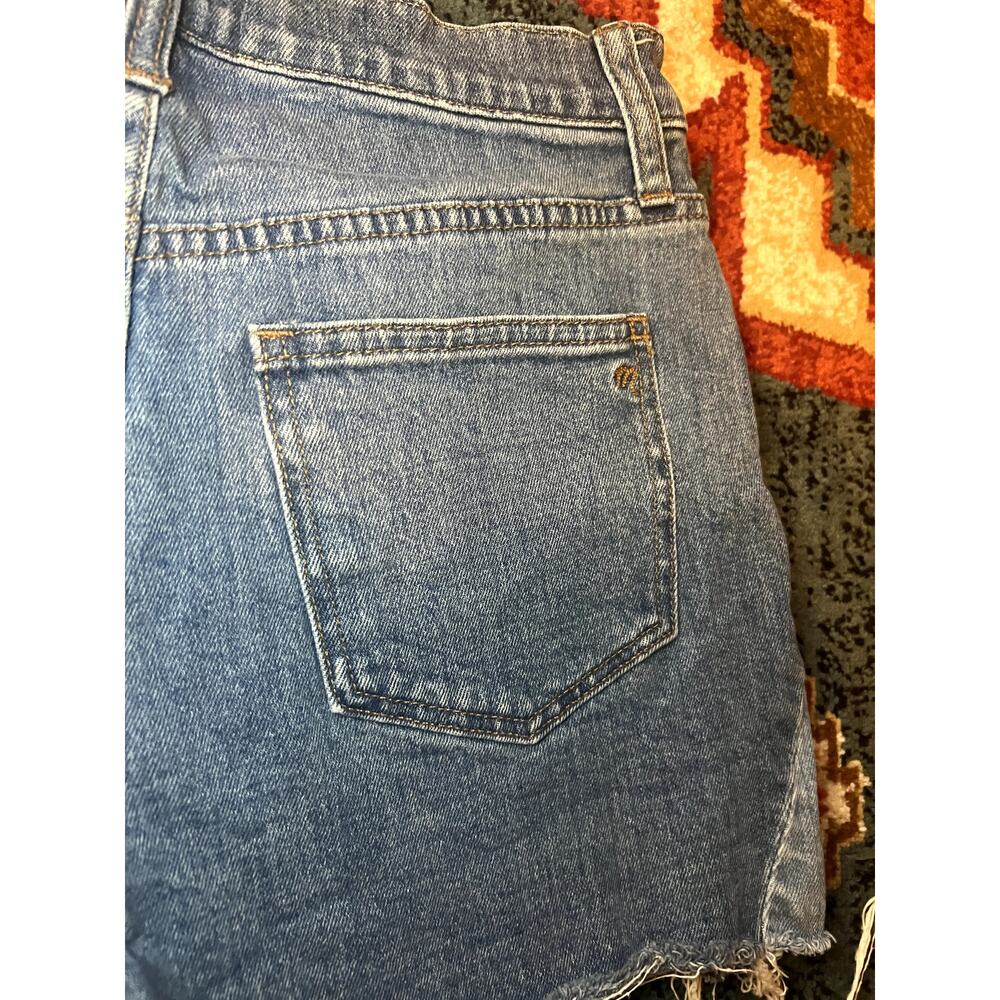 Madewell Denim Shorts Contrast Size 26 Womens - Picture 5 of 6